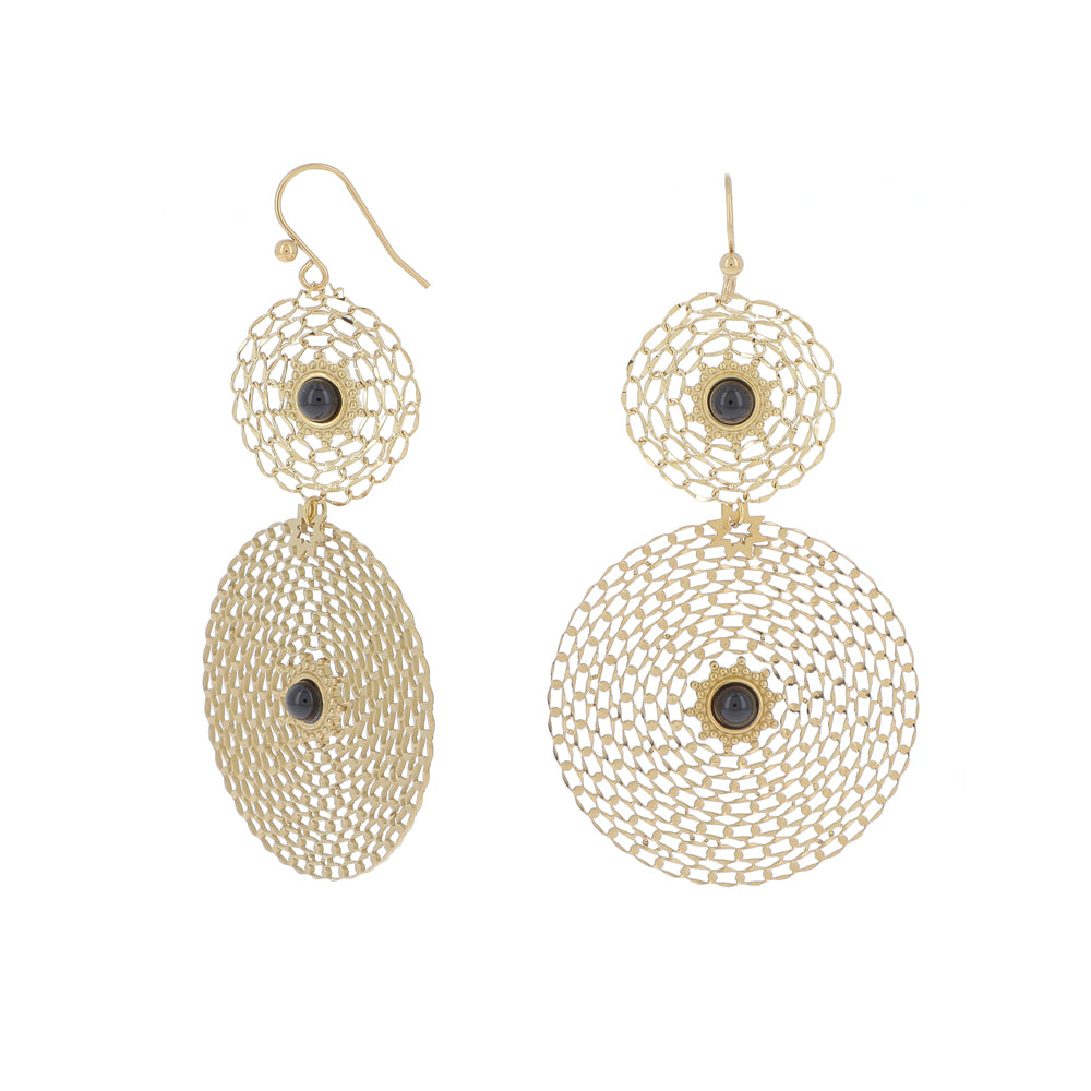 Boucles d'oreilles Maille (2 coloris)