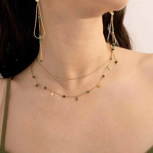 Collier Lena 2 rangs