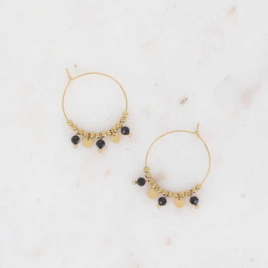 Boucles d'oreilles créoles Roc