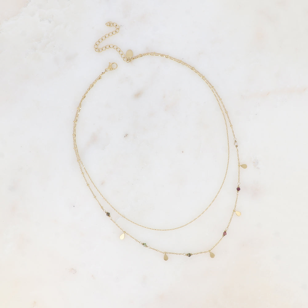 Collier Lena 2 rangs