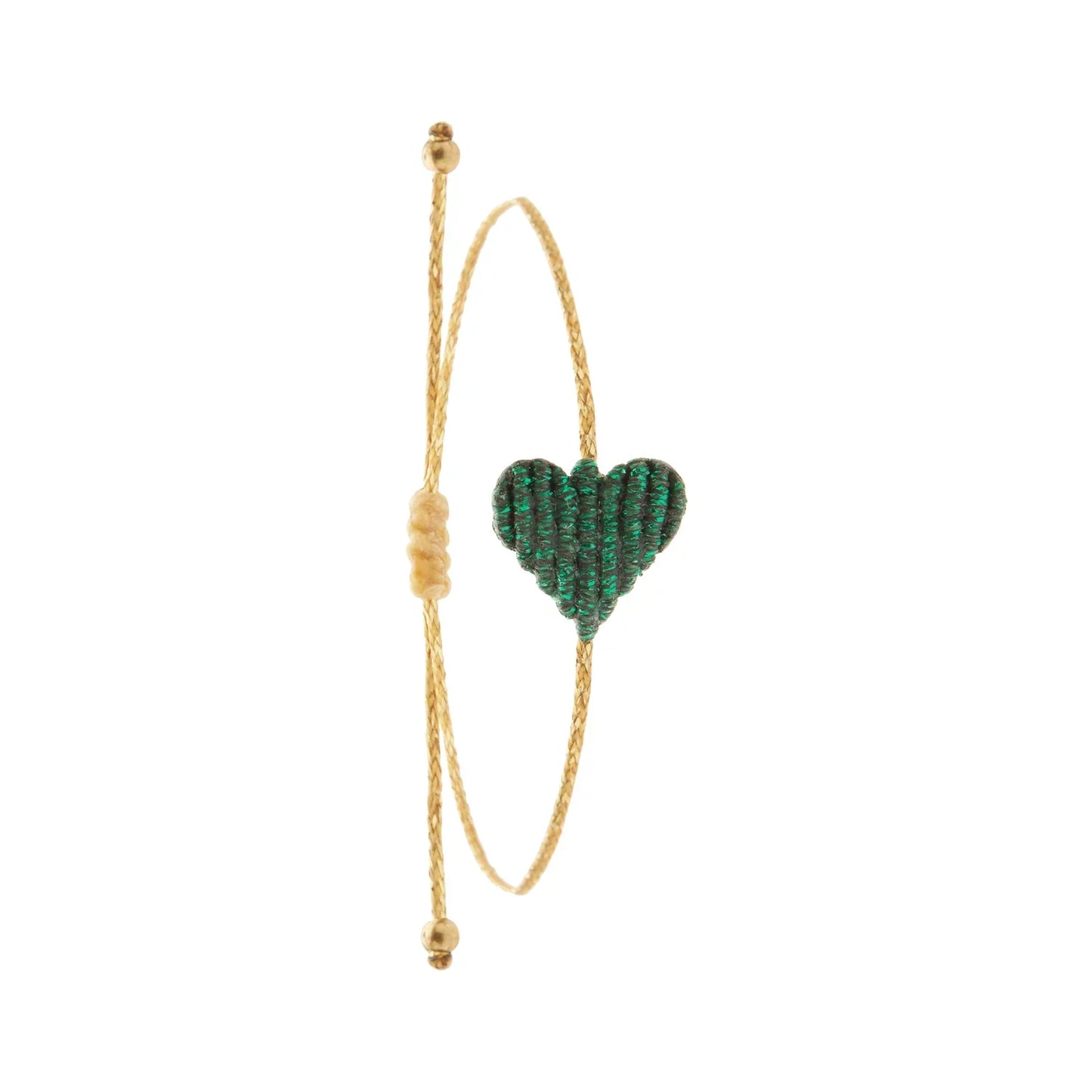 Bracelet en macramé en forme de Coeur - Medium ( 19 coloris )