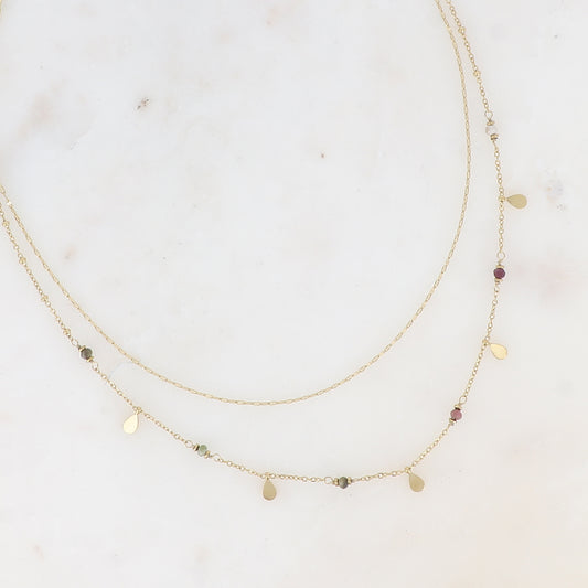 Collier Lena 2 rangs