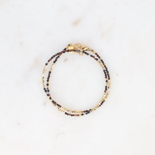 Bracelet Celine - bracelet double tour / collier choker