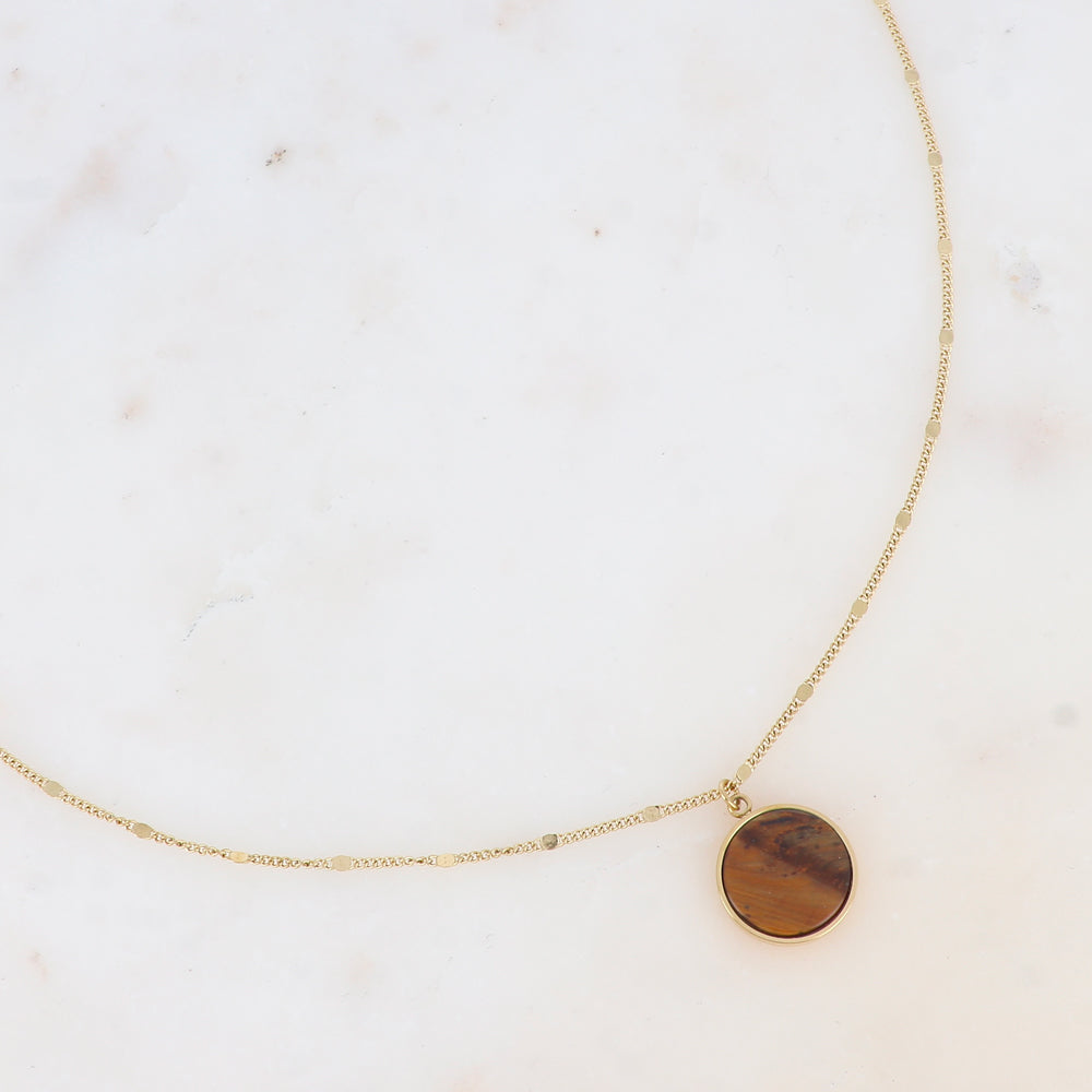 Collier Kleofina doré ( 10 coloris )