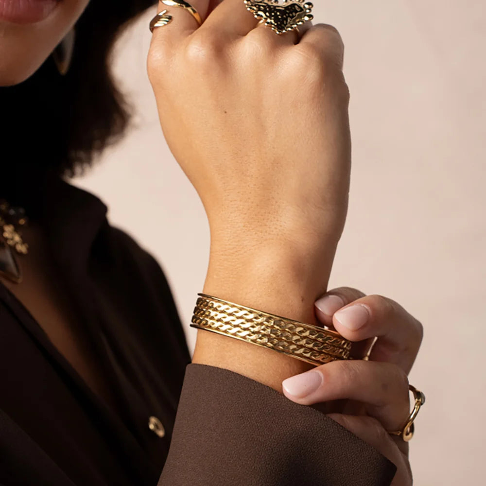 Bracelet jonc Lena