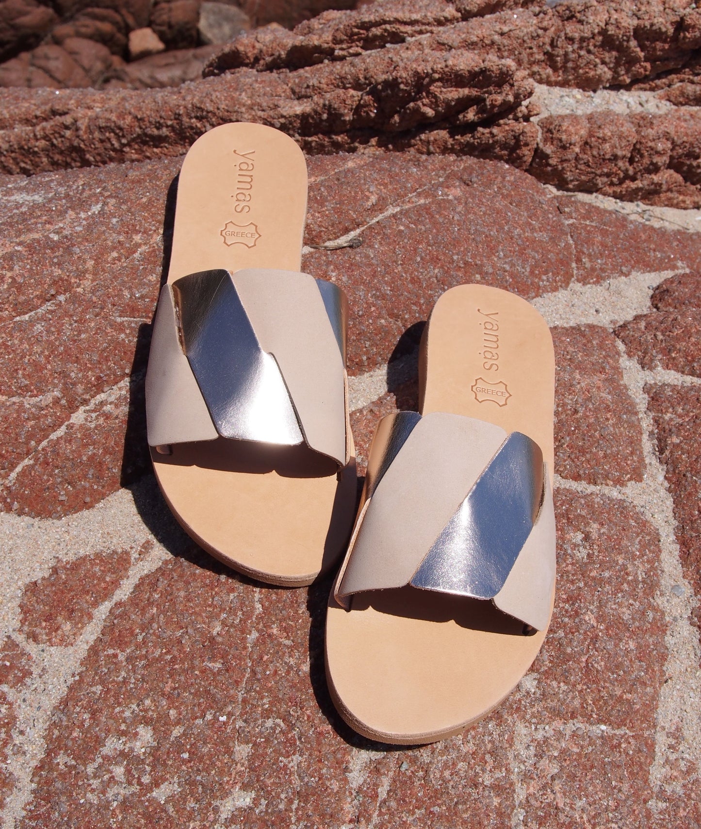 VATHI cuivré et beige