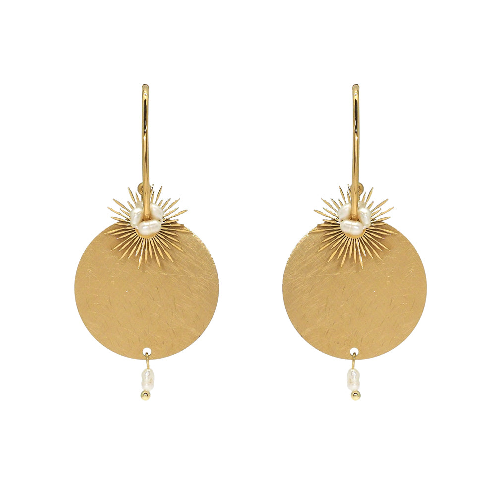 Boucles d'oreilles Astre ( 2 coloris )