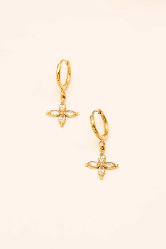 Boucles d'oreilles Kali - version dorée ( 2 coloris )