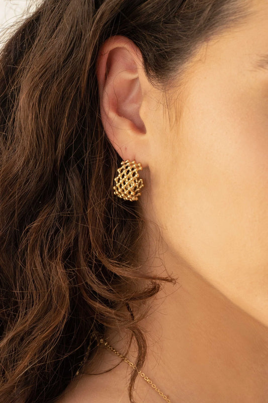 Boucles d'oreilles créoles Rénatha