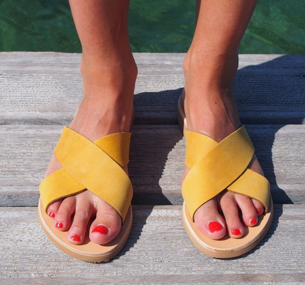 KOURNAS nubuck jaune