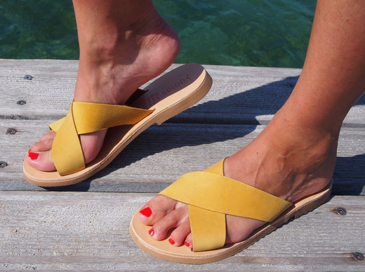 KOURNAS nubuck jaune