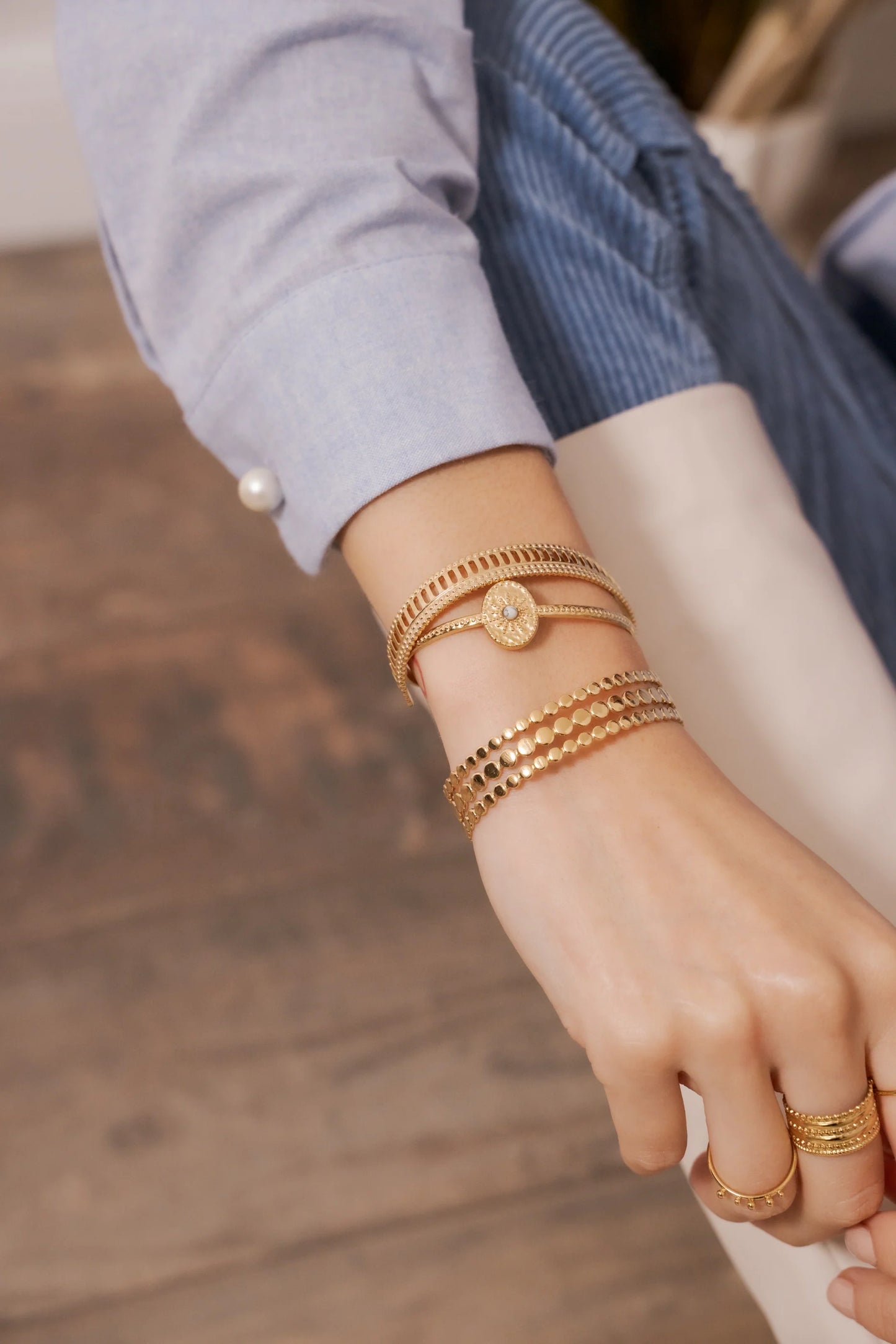 Bracelet jonc Alex