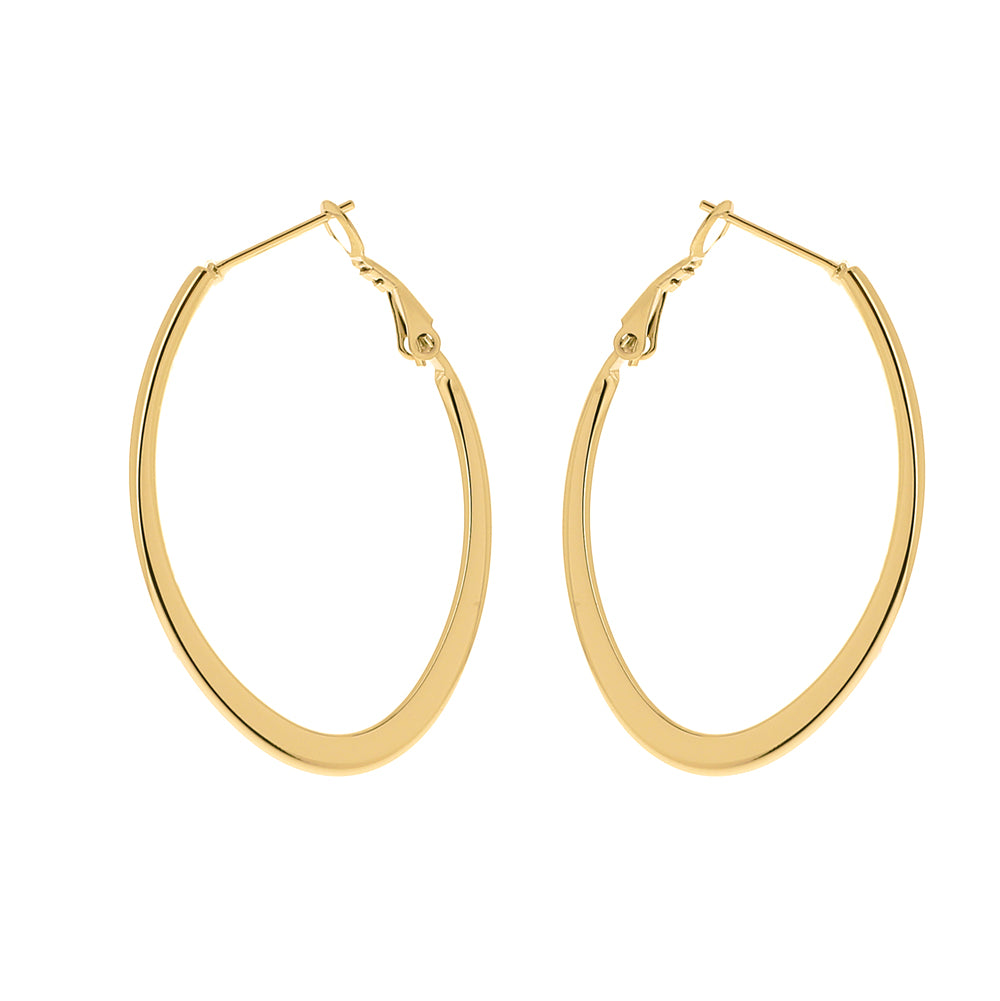 Boucles d'oreilles Lola - format moyen - lisse