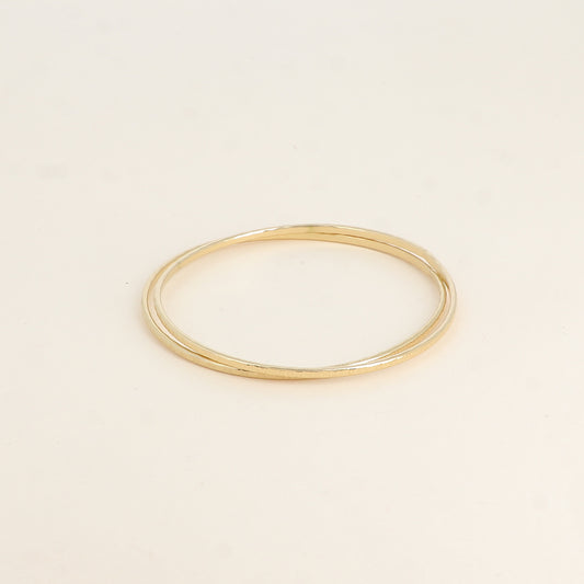 Bracelet jonc effet strié