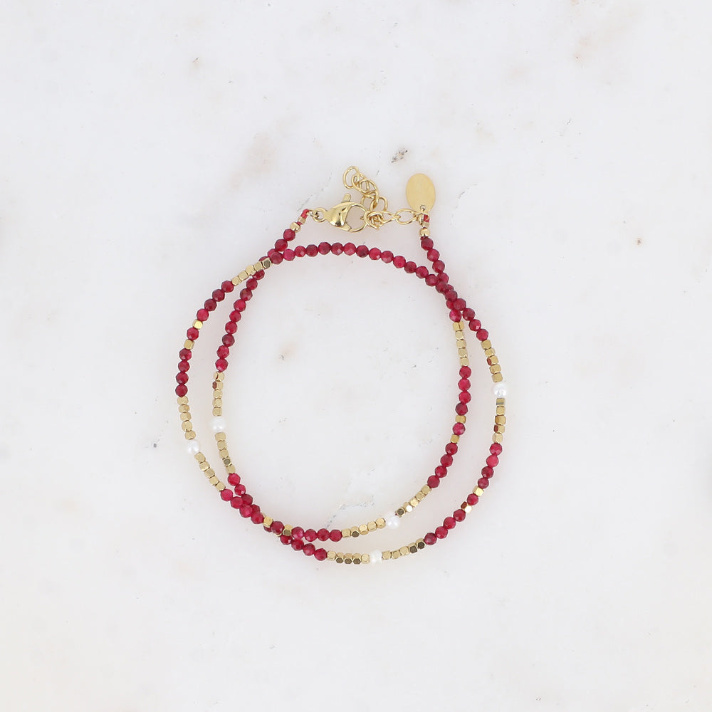 Bracelet Celine - bracelet double tour / collier choker