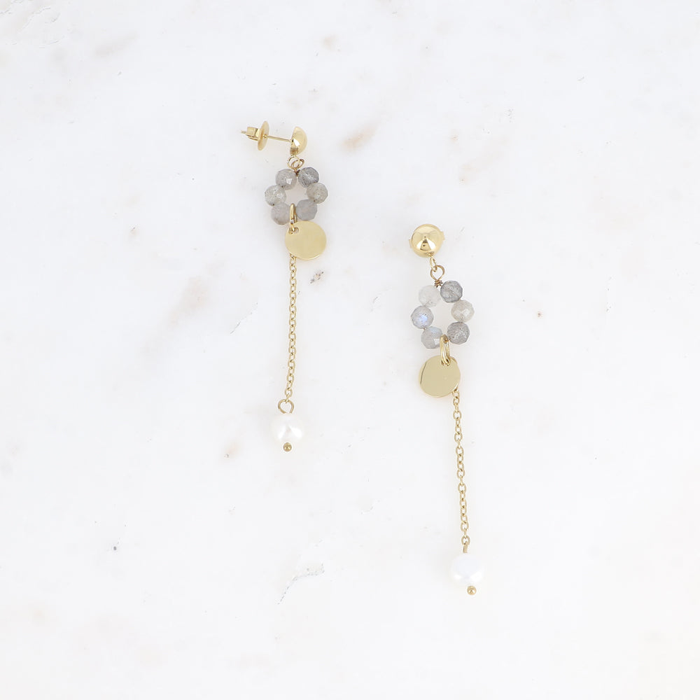 Boucles d'oreilles Mousse ( 3 coloris )