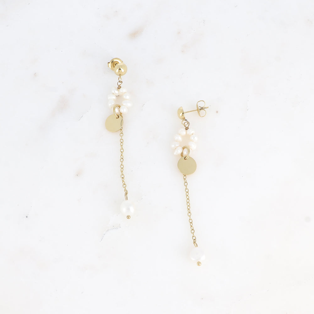 Boucles d'oreilles Mousse ( 3 coloris )