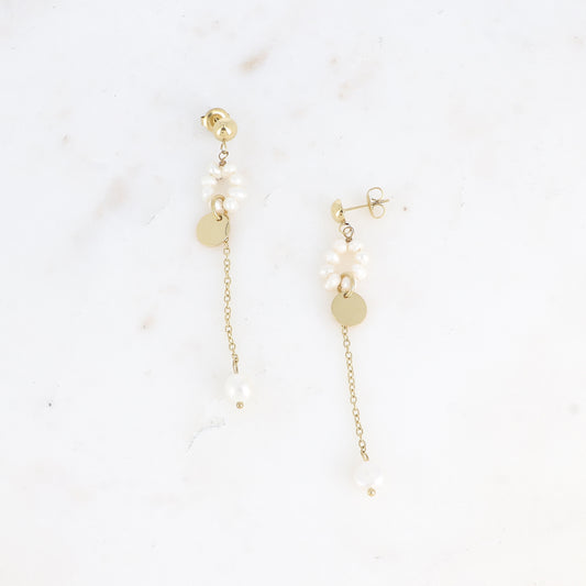 Boucles d'oreilles Mousse ( 3 coloris )