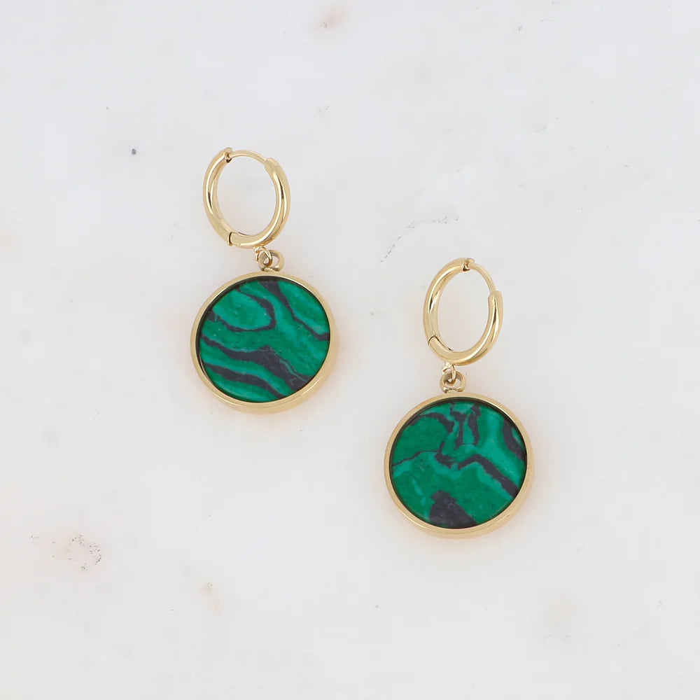 Boucles d'oreilles créoles Kleo - Doré