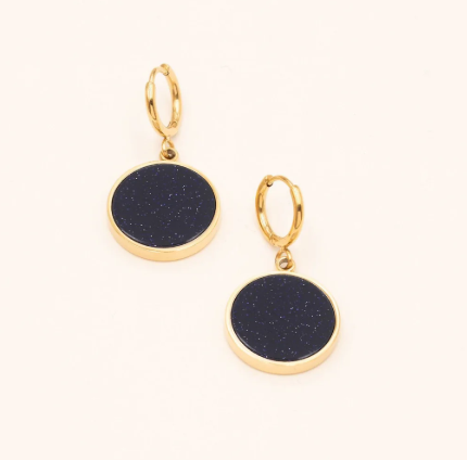 Boucles d'oreilles créoles Kleo - Doré