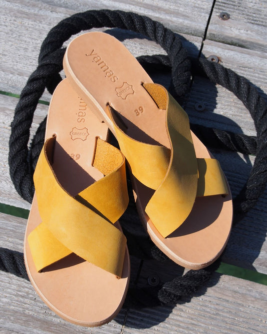 KOURNAS nubuck jaune