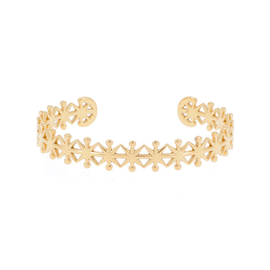 Bracelet jonc géométrique